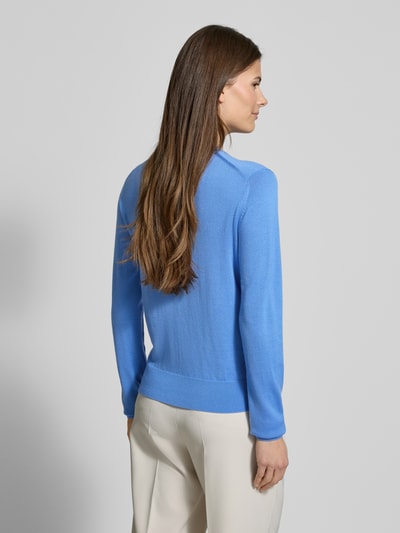 BOSS Cardigan mit durchgehender Knopfleiste Modell 'Fadenasi' Hellblau 5