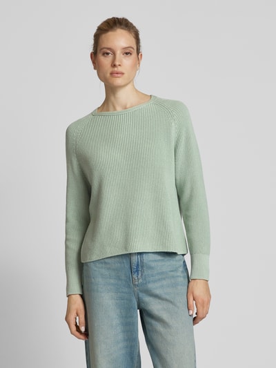 Marc O'Polo Comfort Fit Strickpullover aus reiner Baumwolle Mint 4