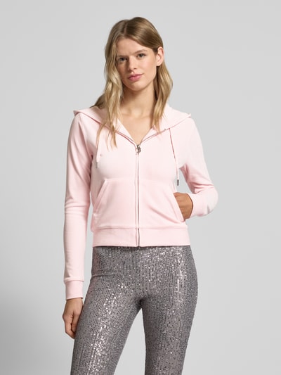 Juicy Couture Sweatjacke mit Kapuze Modell 'ROBERTSON' Rosa 4