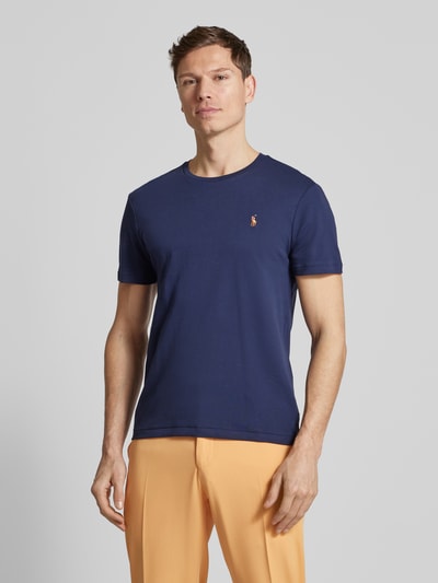 Polo Ralph Lauren T-Shirt mit Label-Stitching Marine 4