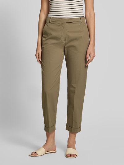 Tommy Hilfiger Slim fit chino van katoenmix Taupe - 4