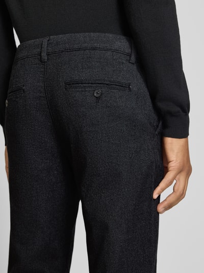 Selected Slim fit chino van katoenmix model 'MILES' Antraciet - 3