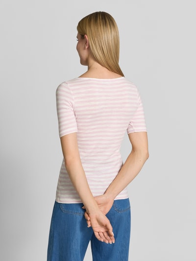 Marc O'Polo Regular Fit T-Shirt aus reiner Baumwolle Lavender 5