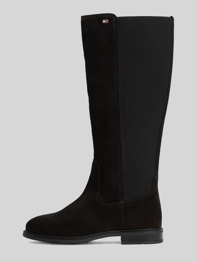 Tommy Hilfiger Kozaki z naturalnej skóry z wyhaftowanym logo Czarny 2