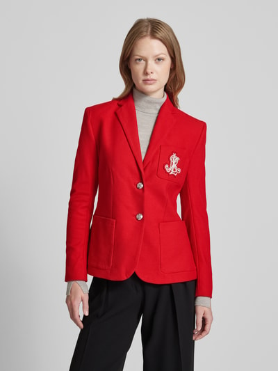 Lauren Ralph Lauren Blazer mit Label-Badge Rot 4