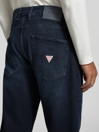 GUESS Straight Fit Jeans aus elastischem Baumwoll-Mix Modell 'RODEO' Jeansblau 3