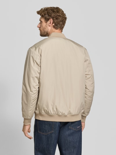 Selected Regular Fit Bomberjacke mit Baseball-Kragen Modell 'CHARLES' Offwhite 5