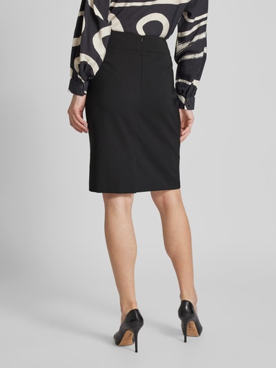 Betty Barclay Knielange rok in effen design Zwart - 5