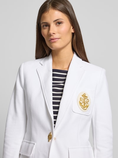 Lauren Ralph Lauren Blazer mit Reverskragen Modell 'TANILE' Weiss 3