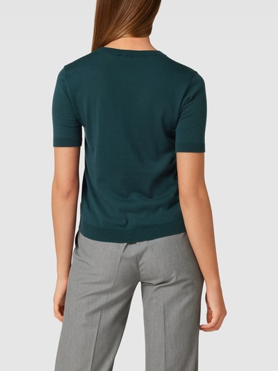 Weekend Max Mara T-Shirt in Strick-Optik Dunkelgruen 5