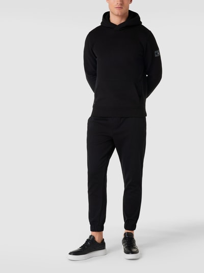 Tommy Hilfiger Tailored Hoodie mit Label-Patch Black 1