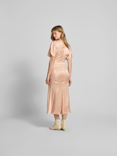 Victoria Beckham Abendkleid aus Viskose-Mix Altrosa 5