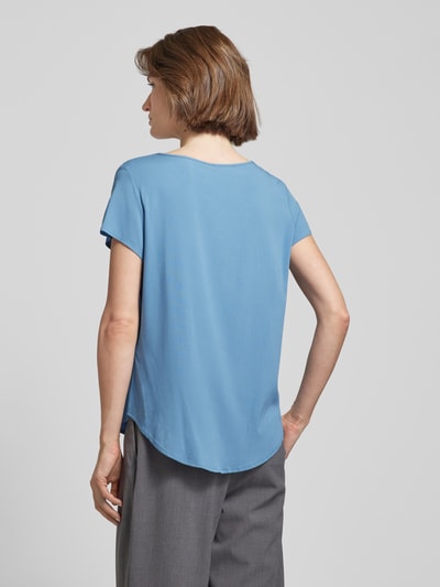 Vero Moda T-Shirt mit abgerundetem Saum Modell 'BELLA' Blau 5