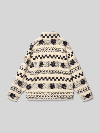 Roxy Fleecepullover mit Stehkragen Modell 'CALLING ALL MY GIRLS' Sand 3