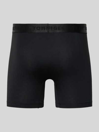 Produktfoto, Trunks aus Modal-Mix im 3er-Pack von Tommy Hilfiger in Optik: Unifarben mit Label-Bund, Bundabschluss: Elastisch