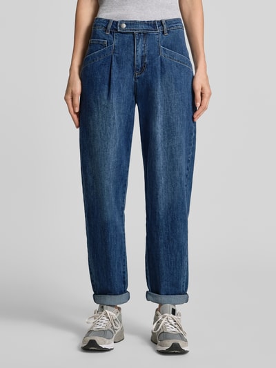 Buena Vista Regular Fit Barrel Jeans aus Baumwoll-Mix Modell 'Studio Pants' Hellblau 4