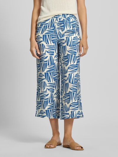 s.Oliver RED LABEL Relaxed Fit Culotte aus Viskose-Mix Ocean 4