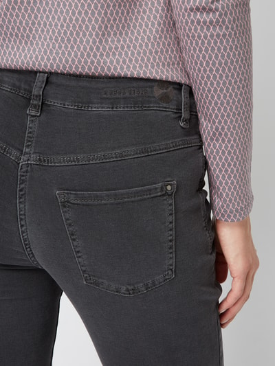 MAC Straight fit 5-pocketjeans van gekleurde denim  Antraciet - 4