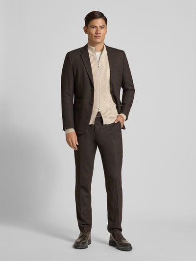 Cinque Gebreid jack met ritssluiting, model 'FABIAN' Beige - 1