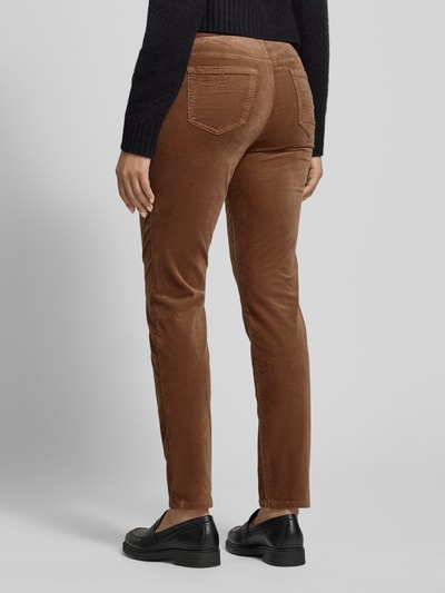Marc Cain Hose mit elastischem Bund Mittelbraun 5