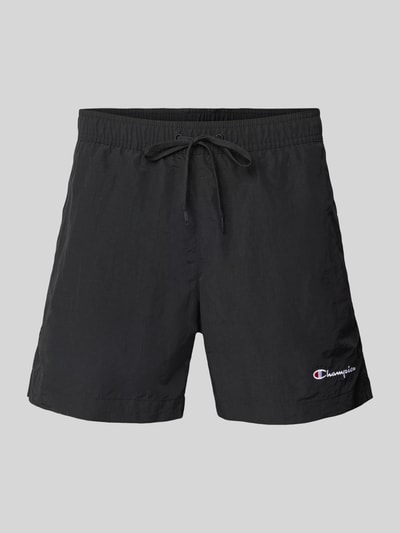 CHAMPION Regular fit zwembroek met labelstitching Zwart - 2