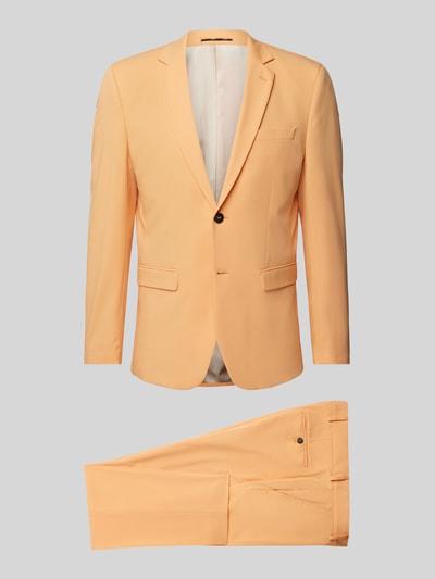 SELECTED HOMME Slim Fit Anzug mit Pattentaschen Modell 'LIAM' Apricot 2