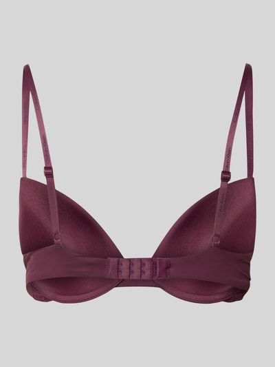 Calvin Klein Underwear Push-up-bh met haakjessluiting, model 'ATTRACTION' Prune - 3