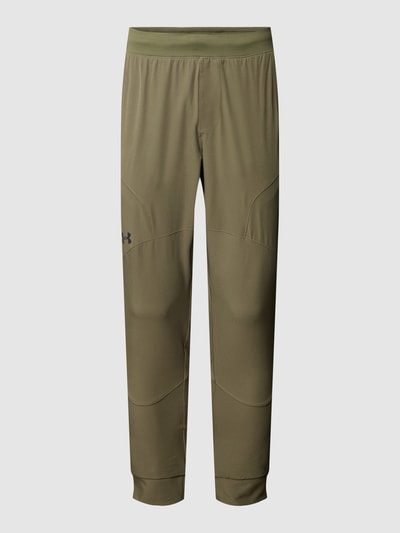 Under Armour Sweatbroek met elastische band Olijfgroen - 2