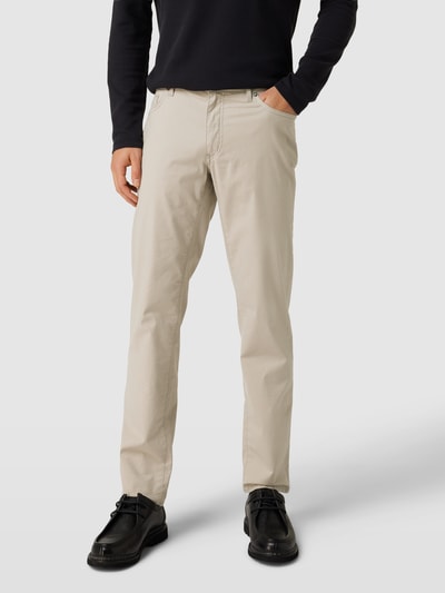 Brax Straight Fit Chino mit 5-Pocket-Design Modell 'Cadiz' Beige 4