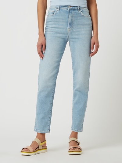 Gina Tricot Mom fit jeans met stretch  Lichtblauw - 4