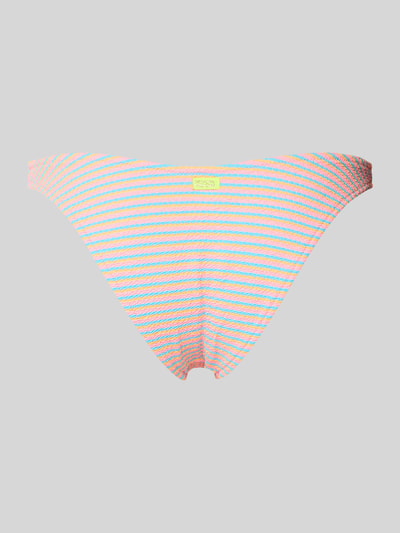 Produktfoto, Slim Fit Slip mit Strukturmuster Modell 'Naida' von Banana Moon, feines buntes Streifenmuster, elastischer Material-Mix