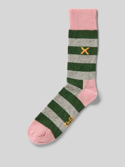 Unio Socken mit Kaschmir-Anteil Gruen 1