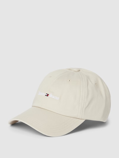 Tommy Jeans Base Cap mit Label-Stitching Modell 'SPORT' Sand 1