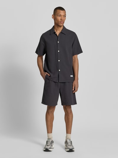 Marc O'Polo DENIM Regular Fit Freizeithemd aus reiner Baumwolle Graphit 1