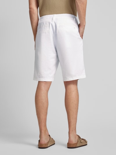 Tom Tailor Denim Relaxed Fit Chinoshorts aus Leinen-Baumwoll-Mix Offwhite 5