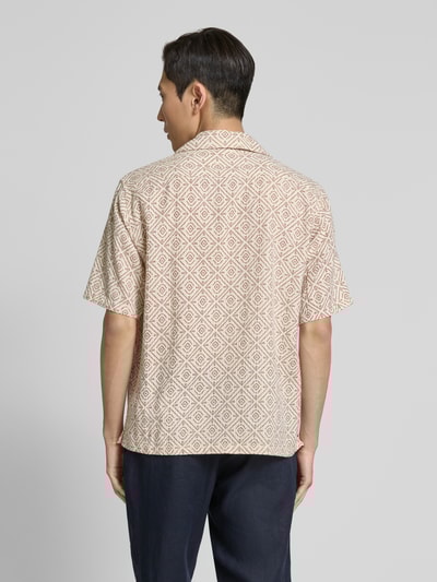 Jack & Jones Premium Regular fit vrijetijdsoverhemd met 1/2-mouwen, model 'BLUVINCENT' Offwhite - 5