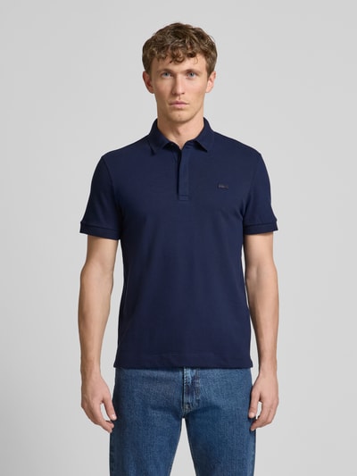Lacoste Regular Fit Poloshirt mit Label-Badge Dunkelblau 4