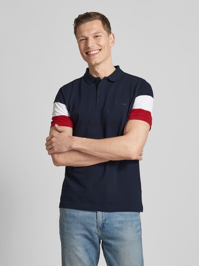 HECHTER PARIS Poloshirt met contraststrepen Lichtblauw - 4