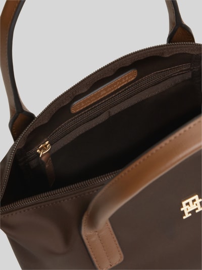 Tommy Hilfiger Umhängetasche mit Logo-Applikation Modell 'POPETTE MINI' Dunkelbraun 3