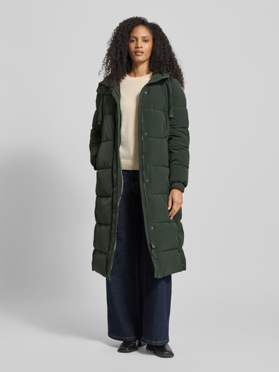 Christian Berg Woman Selection Steppmantel mit Kapuze Dunkelgruen 1
