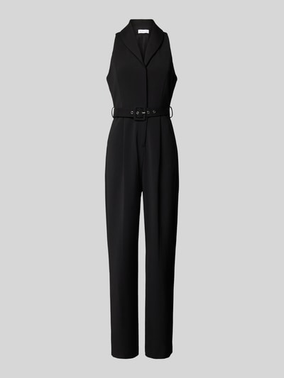 Selected Femme Straight fit jumpsuit met V-hals Zwart - 2