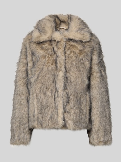 B.Young Jack van imitatiebont met steekzakken, model 'AKAJA' Camel - 2