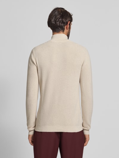 Matinique Gebreide pullover met schipperskraag, model 'lagoon' Offwhite - 5