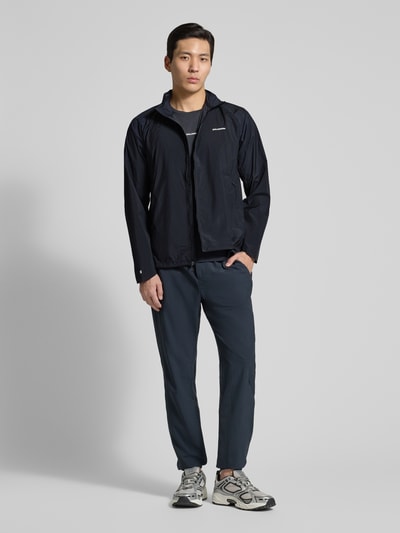 Salomon Jacke mit Stehkragen und Logo Black 1