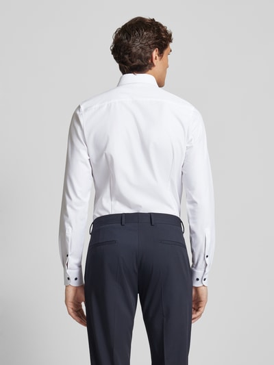 OLYMP Level Five Slim Fit Businesshemd mit Stretch-Anteil Weiss 5