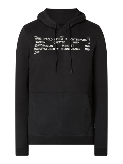 Marc O'Polo Denim Hoodie mit Logo-Print  Black 2