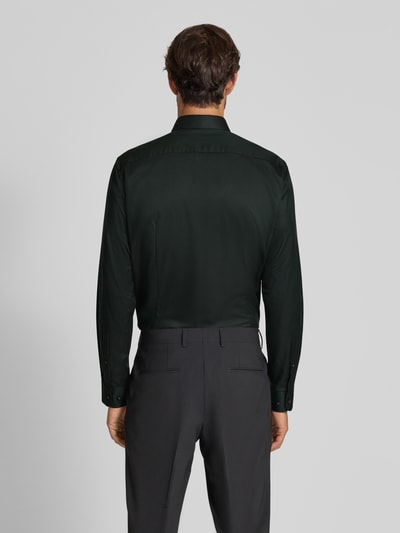 Jake*s Regular fit zakelijk overhemd met knoopsluiting Donkergroen - 5