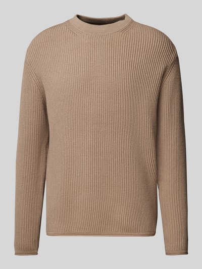 Drykorn Gebreide pullover met ronde hals, model 'LEANDO' Beige - 2