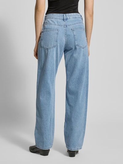 Only Straight Fit Jeans aus reiner Baumwolle Modell 'ELLA' Jeansblau 5