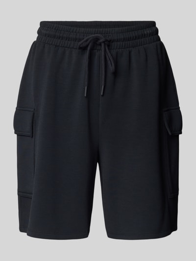 Christian Berg Woman Relaxed Fit Sweatshorts mit Cargotaschen Black 2